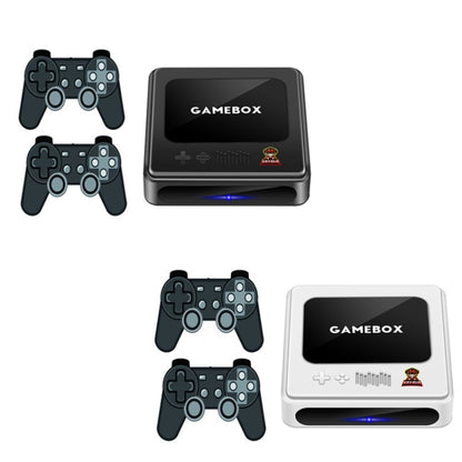 GD10 128G Built-In 40000+ Games Dual System Set-Top Box 3D Home 4K HD TV Game Console Box US Plug(Black) by ANBERNIC
