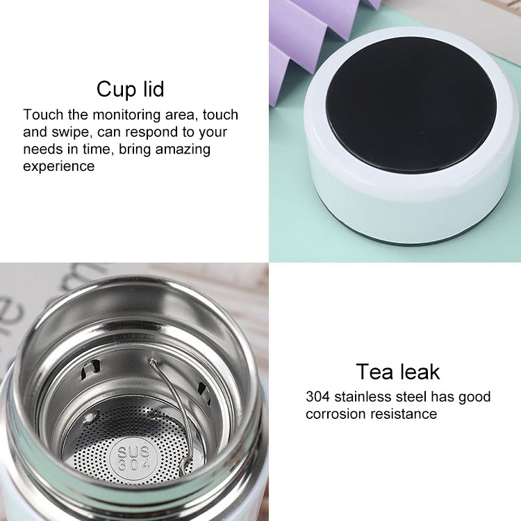 Smart Temperature Display 304 Stainless Steel Vacuum Flask Creative Business Cup For Male And Female Students, Style:High-quality(Pink) - Vacuum Thermoses & Cups by buy2fix | Online Shopping UK | buy2fix