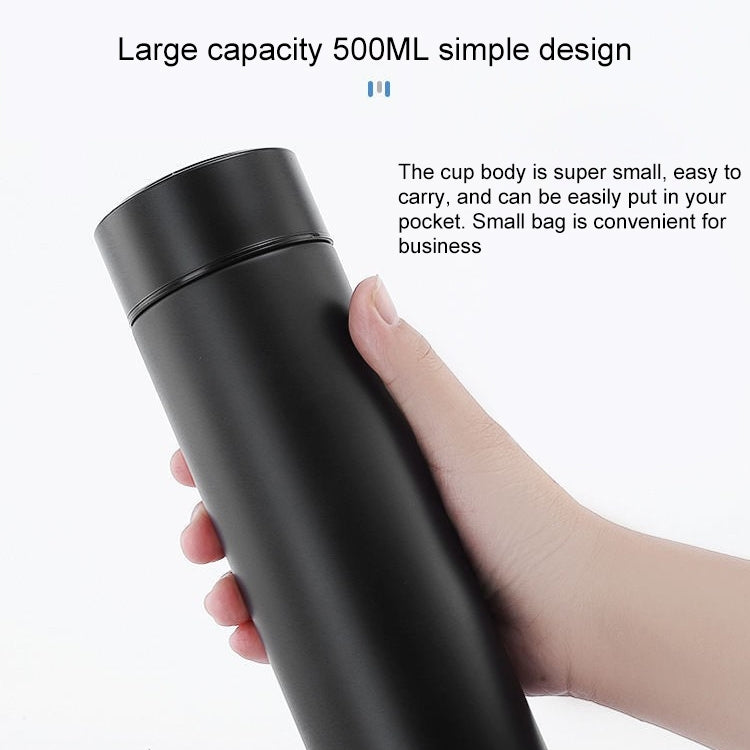 Smart Temperature Display 304 Stainless Steel Vacuum Flask Creative Business Cup For Male And Female Students, Style:High-quality(Pink) - Vacuum Thermoses & Cups by buy2fix | Online Shopping UK | buy2fix