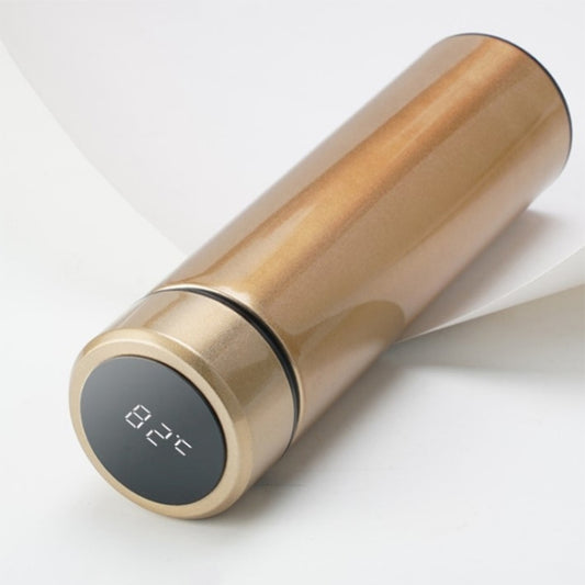 Smart Temperature Display 304 Stainless Steel Vacuum Flask Creative Business Cup For Male And Female Students, Style:High-quality(Gold) - Vacuum Thermoses & Cups by buy2fix | Online Shopping UK | buy2fix