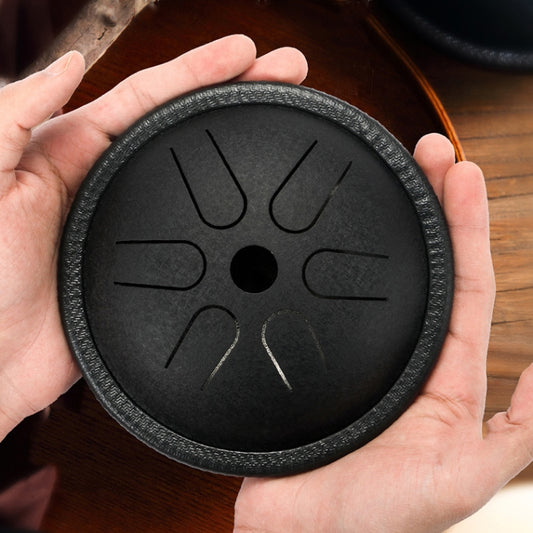 5.5 Inch Pocket Drum Ethereal Hand Drumming Leisure Travel Percussion Instrument(Obsidian) by buy2fix