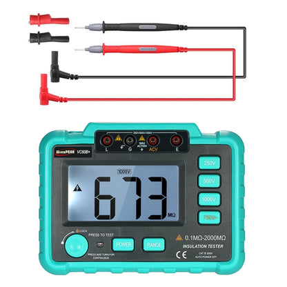 VC60B+ Digital Multimeter Measuring Instrument Digital Insulation Resistance Tester - Digital Multimeter by buy2fix | Online Shopping UK | buy2fix