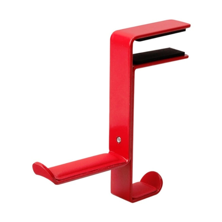 Headphones Racks Desktop Hooks Bookshelves Headset Racks(Red) by buy2fix