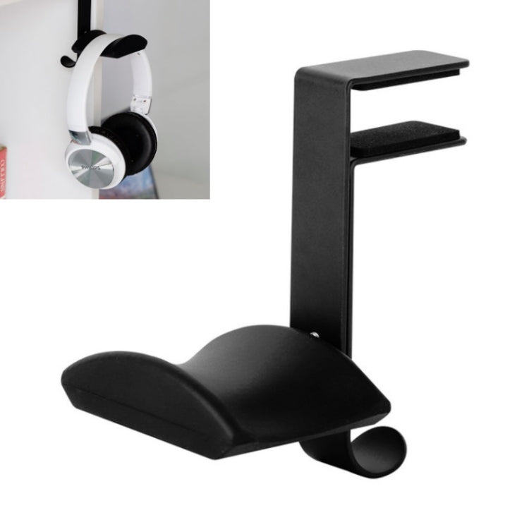 Headphones Racks Desktop Hooks Bookshelves Headset Racks(Upgrade B Black) by buy2fix