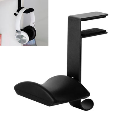 Headphones Racks Desktop Hooks Bookshelves Headset Racks(Upgrade B Black) by buy2fix