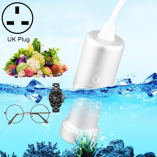 JeKen CE-9600 nettoyeur à ultrasons domestique lavage de légumes lunettes montre bijoux nettoyant (prise britannique)