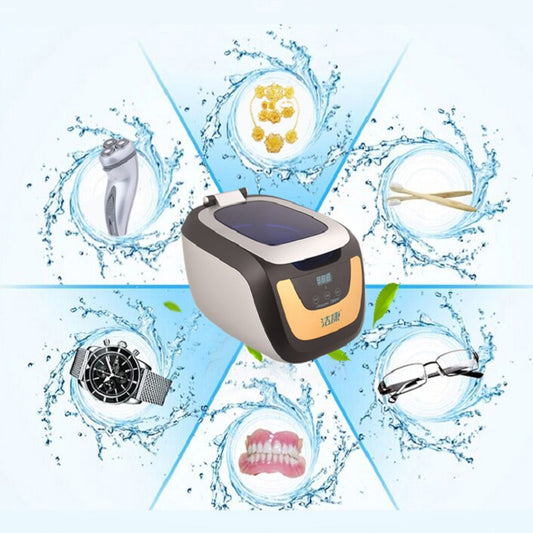 Jie Kang CE-5700A Ultrasonic Cleaner Household Jewelry Denture Glasses Cleaner(EU Plug) - Ultrasonic Cleaner by Jie Kang | Online Shopping UK | buy2fix