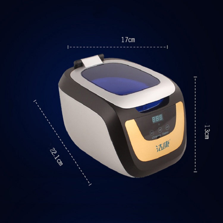 Jie Kang CE-5700A Ultrasonic Cleaner Household Jewelry Denture Glasses Cleaner(EU Plug) - Ultrasonic Cleaner by Jie Kang | Online Shopping UK | buy2fix