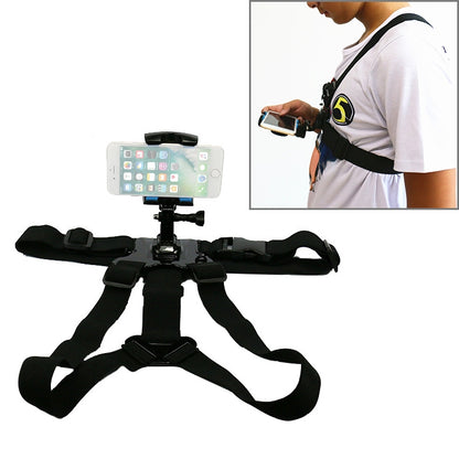 Chest Fixed Strap Mobile Phone Holder for 4-6.5 inch Mobile Phone by buy2fix