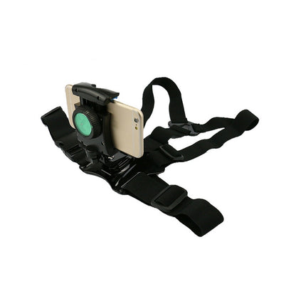 Chest Fixed Strap Mobile Phone Holder for 4-6.5 inch Mobile Phone by buy2fix
