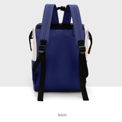 Mummy Bag Large Capacity Multifunctional Backpack Waterproof Baby Bottle Diaper Bag(Red Beige Blue) - Double-shoulder Bags by buy2fix | Online Shopping UK | buy2fix