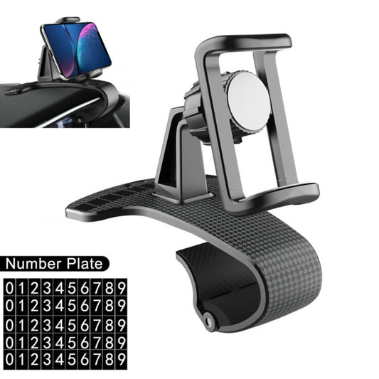 Car Mobile Phone Holder Buckle Instrument Trolley Inner Clip Mobile Phone Navigation Bracket With Number Plate by buy2fix