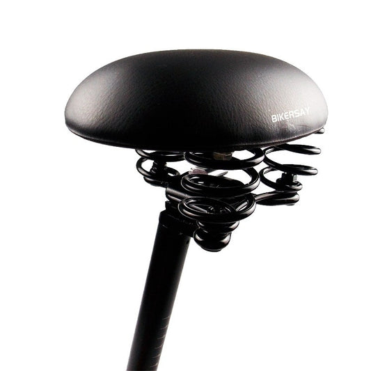 BIKERSAY Bicycle Spring Cushion Shock Absorber Mountain Bike Saddle Anti-compression Non-nasal Cushion - Bicycle Saddle by buy2fix | Online Shopping UK | buy2fix