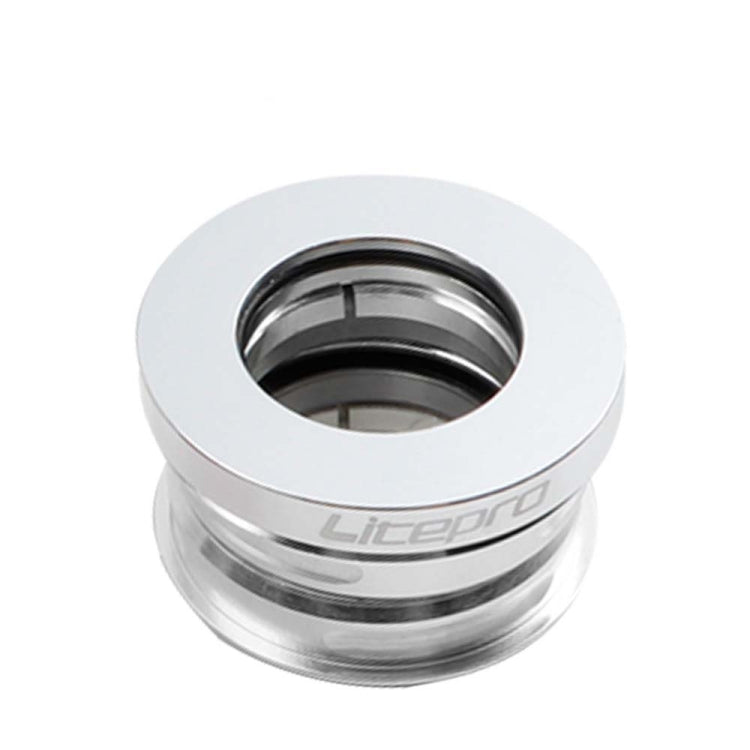 Litepro Folding Bike Headset 44mm Built-in Bearing Headset For Dahon BYA412 P18 P8 Headset, Color:Silver by Litepro