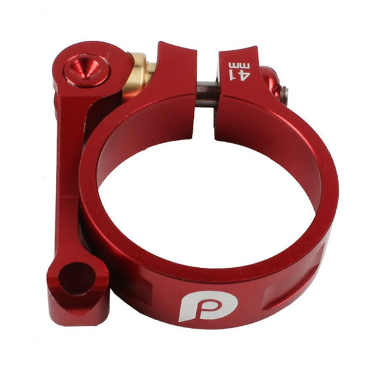 Litepro Seat Tube Clamp LP Folding Bike Seat Tube Clamp CNC 41mm Suitable for 33.9mm Seat Tube, Color:Red - Pipe clamps by Litepro | Online Shopping UK | buy2fix