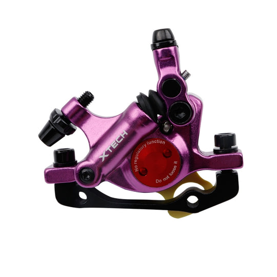 ZOOM HB100 Étrier de frein hydraulique pour vélo de montagne Câble de vélo pliant Tirez l'étrier de frein à disque hydraulique, style: avant (violet)