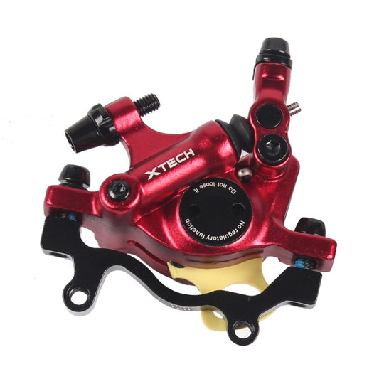 ZOOM HB100 Étrier de frein hydraulique pour vélo de montagne Câble de vélo pliant Tirez l'étrier de frein à disque hydraulique, style : arrière (rouge)