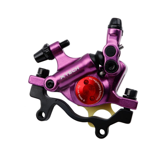 ZOOM HB100 Étrier de frein hydraulique pour vélo de montagne Câble de vélo pliant Tirez l'étrier de frein à disque hydraulique, style: arrière (violet)