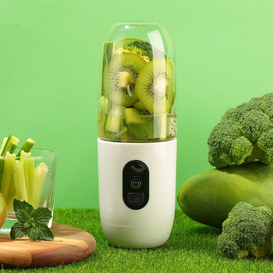 Mingdian Portable USB Rechargeable Juicer Mini Juice Cup(White) - Electric juicers by buy2fix | Online Shopping UK | buy2fix
