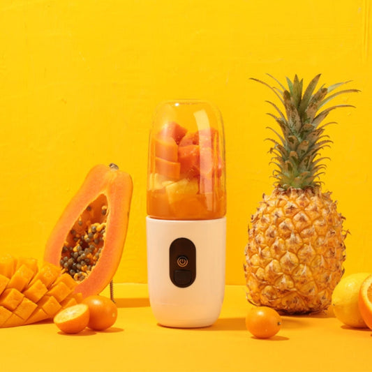 Mingdian Portable USB Rechargeable Juicer Mini Juice Cup(White) - Electric juicers by buy2fix | Online Shopping UK | buy2fix