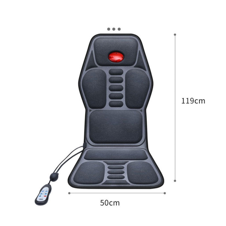 YJ-308 Car Massager Cervical Spine Neck Waist Car Home Heating Whole Body Multifunctional Massage Mat, Specification: Deluxe Edition by buy2fix