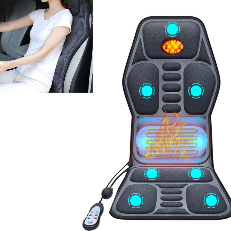 YJ-308 Car Massager Cervical Spine Neck Waist Car Home Heating Whole Body Multifunctional Massage Mat, Specification: Premium Version (24V for Trucks) by buy2fix