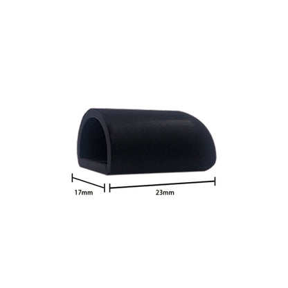 6 PCS For Xiaomi Mijia M365 Electric Scooter Accessories Tripod Foot Support Silicone Cover(Black) - Accessories & Parts by buy2fix | Online Shopping UK | buy2fix