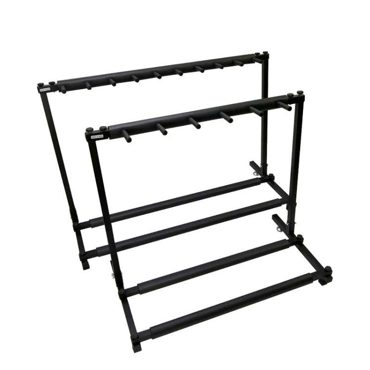Foldable Long Metal Guitar Display Stand Shelf, Specification:Seven Racks by buy2fix