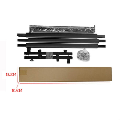 Foldable Long Metal Guitar Display Stand Shelf, Specification:Seven Racks by buy2fix