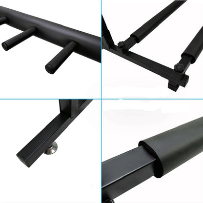 Foldable Long Metal Guitar Display Stand Shelf, Specification:Nine Racks by buy2fix