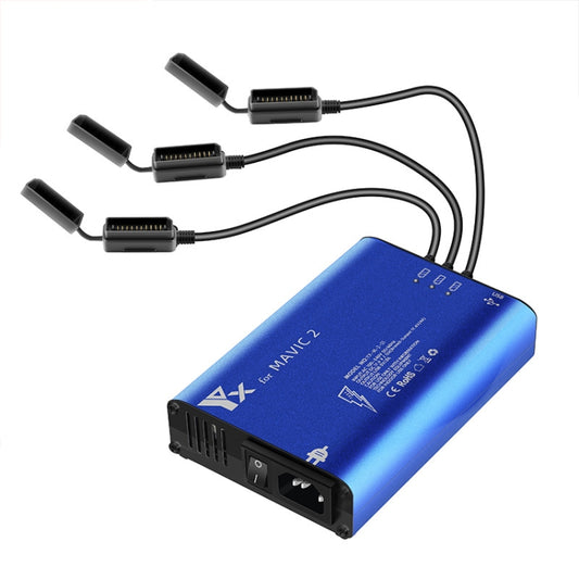 YX For DJI MAVIC 2  Aluminum Alloy Charger with Switch, Plug Type:US Plug - Charger by buy2fix | Online Shopping UK | buy2fix
