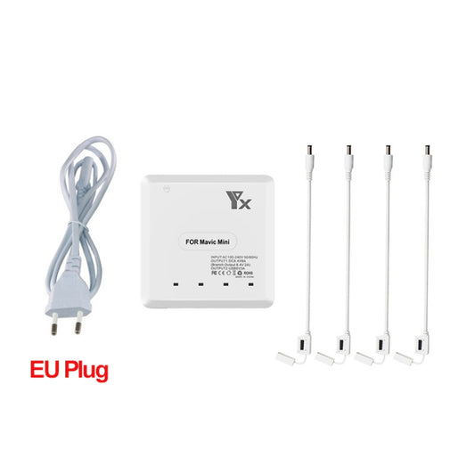 For DJI Mavic Mini Charger Battery USB 6 in 1 Hub Intelligent Battery Controller Charger, Plug Type:EU Plug - Other by buy2fix | Online Shopping UK | buy2fix