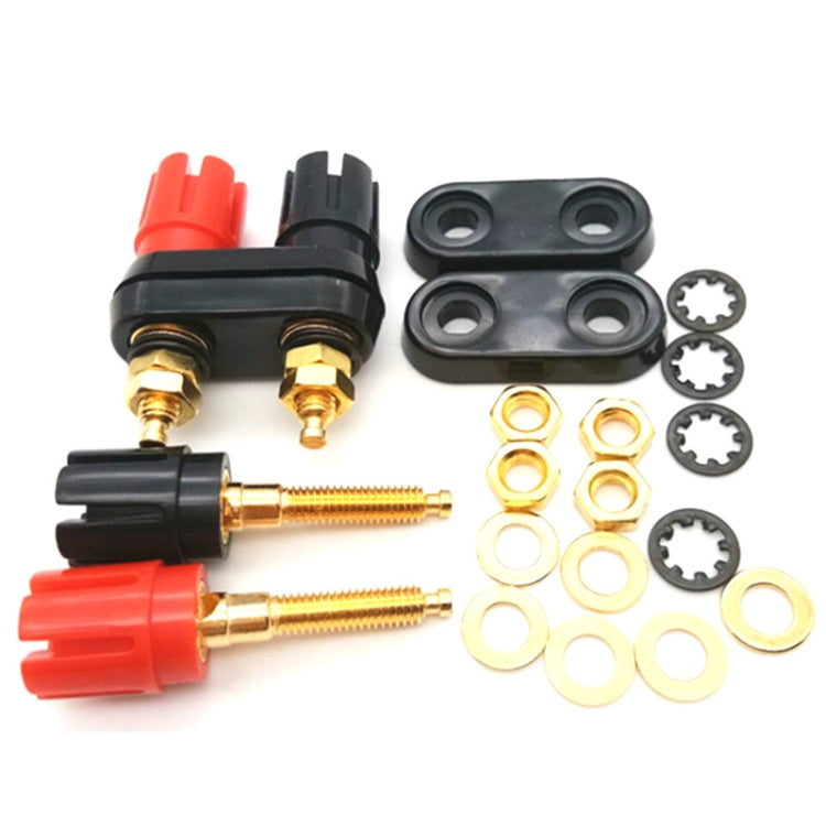 10 PCS Double Plum Blossom Terminal Double Row Terminal Audio Terminal by buy2fix