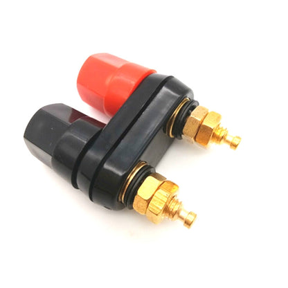 10 PCS One-piece Speaker Two-position Hexagonal Power Amplifier Terminal Red and Black Power Hexagonal Dual-connection Terminal by buy2fix