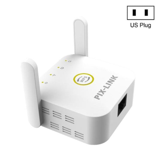PIX-LINK WR22 300Mbps Wifi Wireless Signal Amplification Enhancement Extender, Plug Type:US Plug(White)