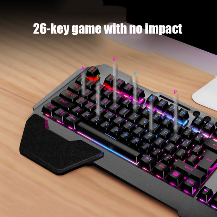 K680 RGB Rechargeable Gaming Wireless Keyboard and Mouse Set(Black) by buy2fix