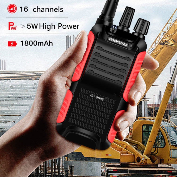 Baofeng BF-999S Handheld Outdoor FM high-power Walkie-talkie, Plug Specifications - Handheld Walkie Talkie by buy2fix | Online Shopping UK | buy2fix
