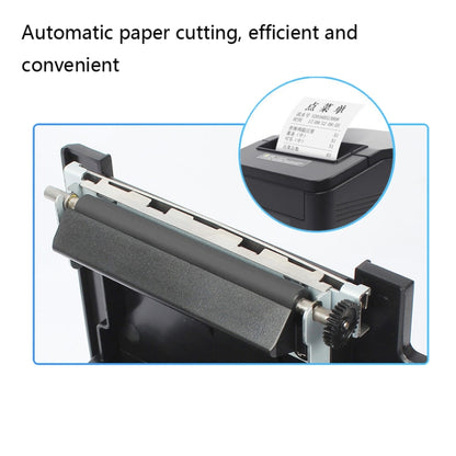 Xprinter XP-A160M Thermal Printer Catering Bill POS Cash Register Printer, Style:EU Plug(USB) by Xprinter