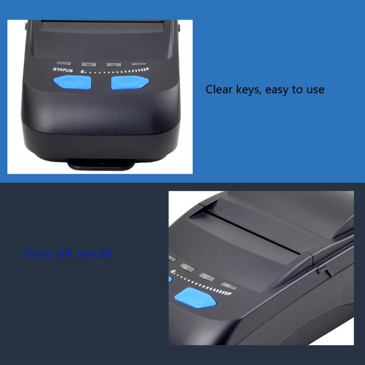 Xprinter XP-P300 Bluetooth Thermal Printer Portable 58mm Small Receipt Printer, CN Plug - Receipt Printers by Xprinter | Online Shopping UK | buy2fix