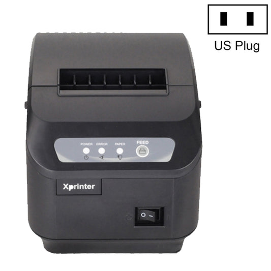 Xprinter XP-Q200II Thermal Small Receipt Printer Catering And Kitchen Receipt Printer 80mm Cutter, Interface Type:USB COM Interface(US Plug) - Receipt Printers by Xprinter | Online Shopping UK | buy2fix