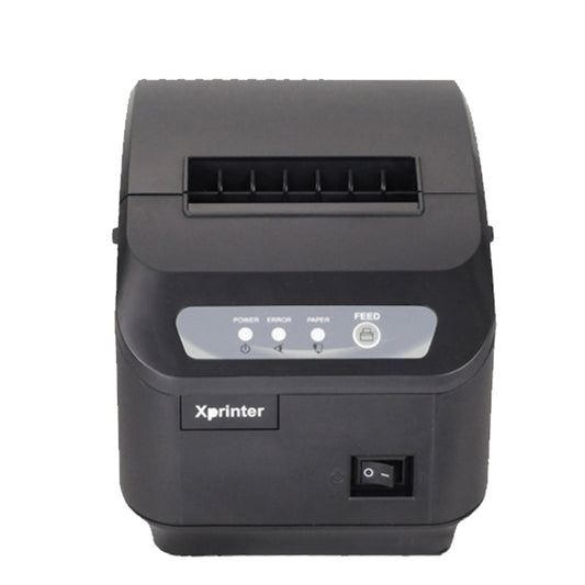 Xprinter XP-Q200II Thermal Small Receipt Printer Catering And Kitchen Receipt Printer 80mm Cutter, Interface Type:USB COM Interface(EU Plug) - Receipt Printers by Xprinter | Online Shopping UK | buy2fix