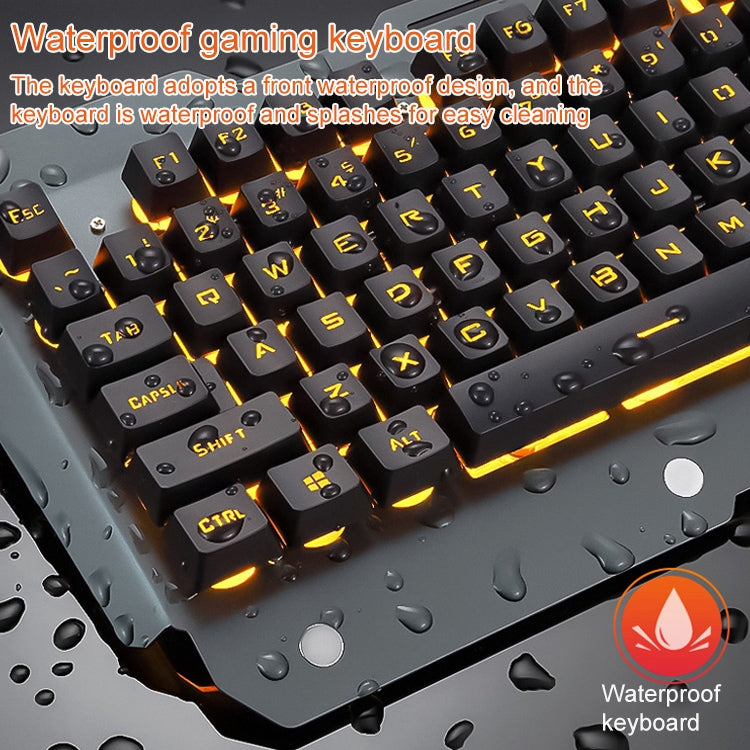 618 Internet Cafe Game Manipulator Keyboard and Mouse Set, Cable Length: 1.6m(Black) by buy2fix