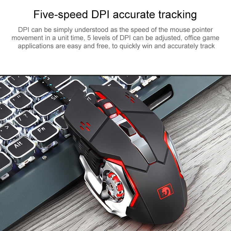 618 Internet Cafe Game Manipulator Keyboard and Mouse Set, Cable Length: 1.6m(Black) by buy2fix