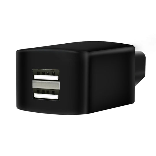 3 PCS Universel Voiture Intelligente Connexion Inverse Batterie Au Lithium Chargeur De Téléphone Portable De Voiture Électrique, Style: Double Port Noir Étendu 2A