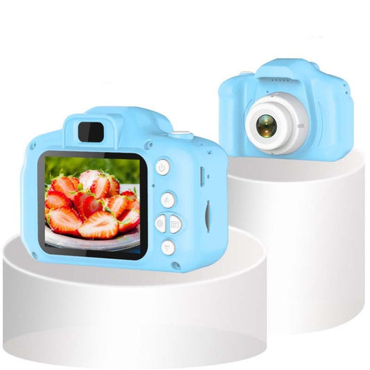 13.0 MP + Card Reader HD Children Toy Portable Digital SLR Camera(Blue) - Children Cameras by buy2fix | Online Shopping UK | buy2fix