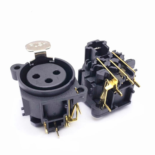 20 PCS Three-core XLR Socket Balanced Audio Card Dragon Socket Male and Female Socket(Female Socket) by buy2fix