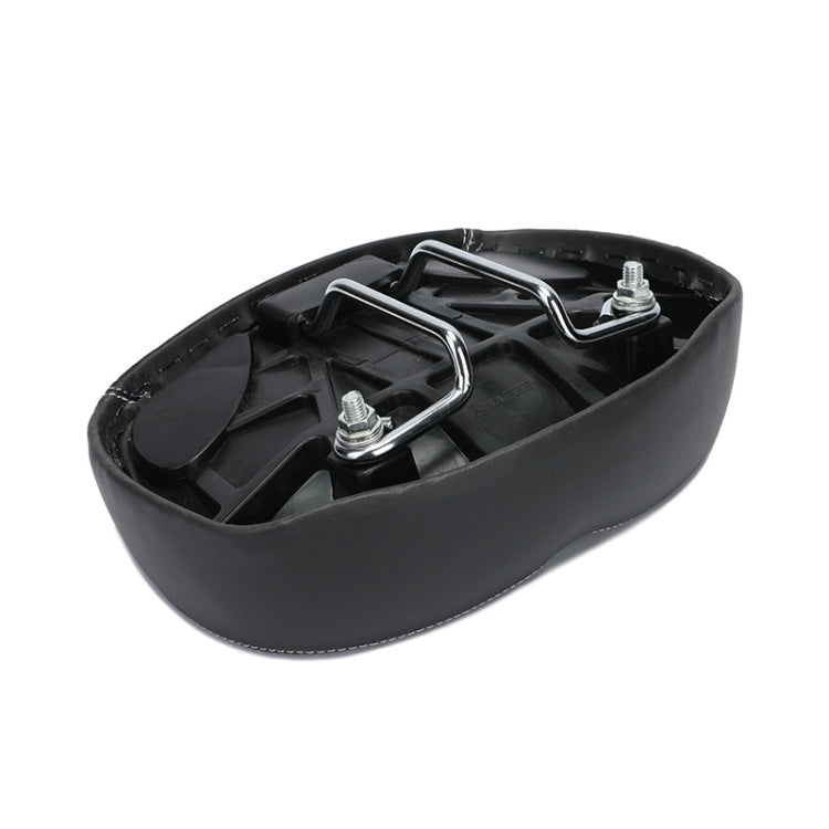 Bicycle Seat Mountain Bike Seat Cushion Shock Absorption no Nose Saddle Riding Equipment(Black) by buy2fix