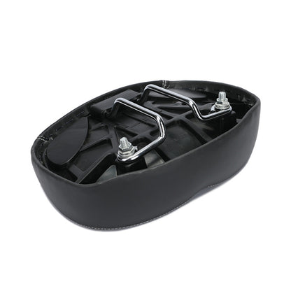 Bicycle Seat Mountain Bike Seat Cushion Shock Absorption no Nose Saddle Riding Equipment(Black) by buy2fix