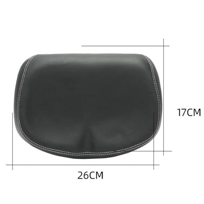 Bicycle Seat Mountain Bike Seat Cushion Shock Absorption no Nose Saddle Riding Equipment(Black) by buy2fix