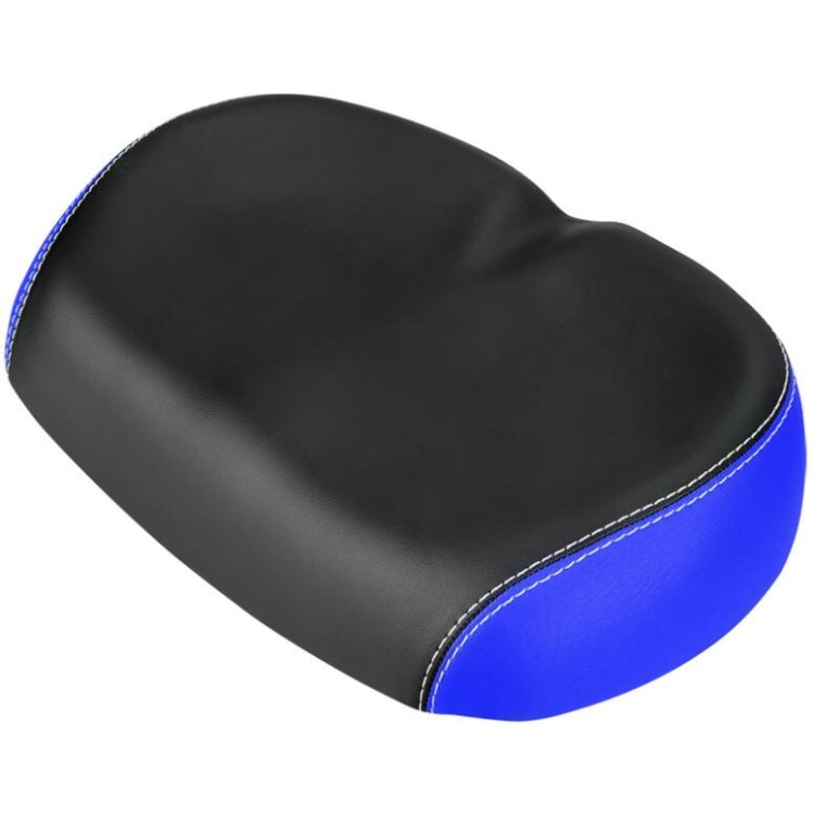 Bicycle Seat Mountain Bike Seat Cushion Shock Absorption no Nose Saddle Riding Equipment(Blue) by buy2fix